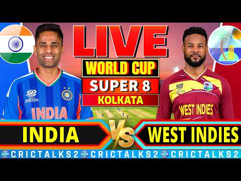 🔴 Live IND vs WI T20 World Cup 2026, Scores & Commentary for Cricket Live Match Today 1st Inning