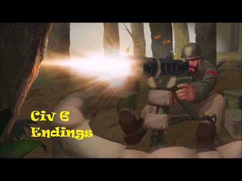 Civilization 6  - All Endings - All Victories and Defeat