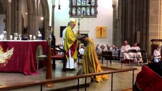 preview picture of video 'Bishop Philip North, Installation at Blackburn Cathedral: The Collation'