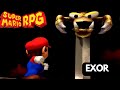 Super Mario RPG Remake Exor Boss Fight