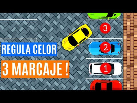 GARAREA CU SPATELE Stânga/ Dreapta  Pe ÎNȚELESUL TUTUROR ! Regula Celor 3 Marcaje- Școala de șoferi