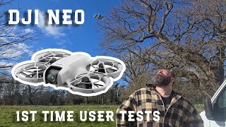 DJI NEO - How easy is it to fly as a complete beginner? - NEW USER TESTS