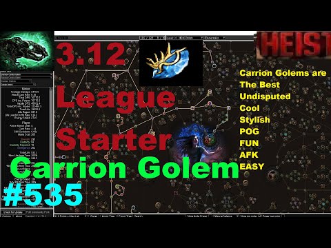 [Path of Exile] 3.12 Carrion Golem League Starter Guide Elementalist in Heist League - 535