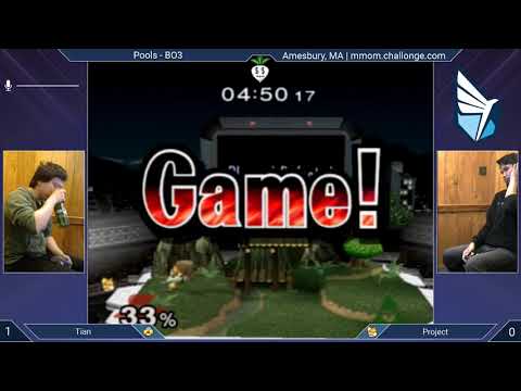 MMOM Bi-Monthly 12 SSBM - Tian (Sheik) vs. Project (Fox) - Melee Pools