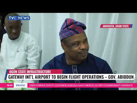 Gateway International Airport To Commence Flight Operations - Abiodun