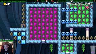 Super Mario Maker - 0/7089 Mario's Mad Marathon [500s] by TAKACHAN