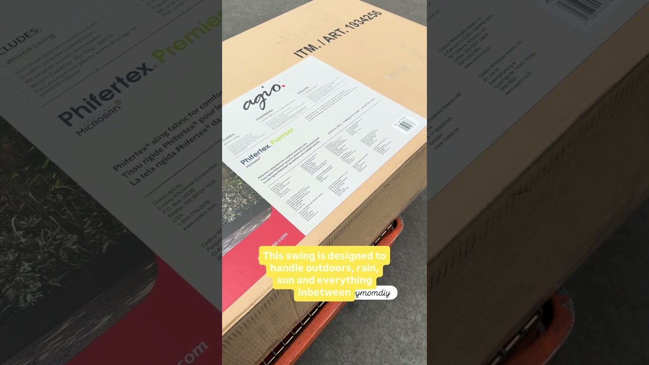 You Won’t Believe Costco Is Selling This Patio Swing-AGIO  #costcodeals #homeupgrade #patiofurniture