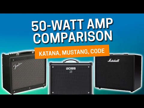 Katana, Mustang GTX, or Code? The Best 50-Watt Amp for Your Money
