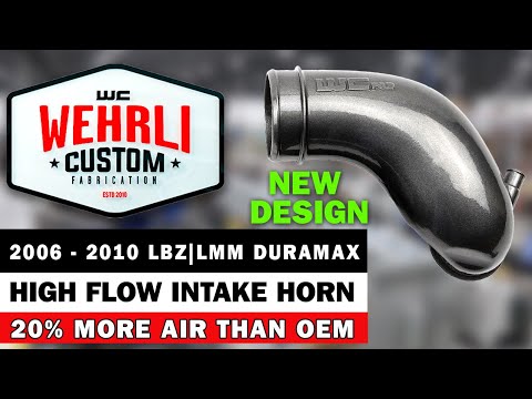 WCFab 2006 - 2010 LBZ / LMM Duramax High Flow Intake Horn