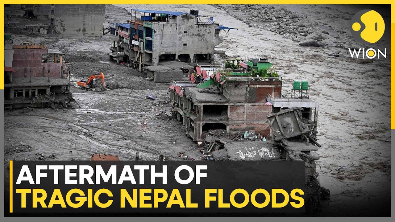 Nepal Flash Floods: Trishuli Riverbed Filled With Debris, Elevated By Almost 20 M | WION