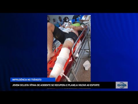 Jovem ciclista vítima de acidente se recupera e planeja voltar ao esporte 09 09 2022