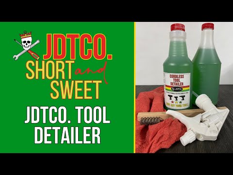 JDTCO SHORT AND SWEET: JDTCO TOOL DETAILER DEMO VIDEO CLEAN YOUR TOOLS AND KEEP THEM PROTECTED!!