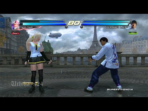 L7 243 Alisa Bosconovish y Lars VS Forest LAW y Miguel - Tekken Tag 2 ( Uchiha x24 ) GamePlay PS3
