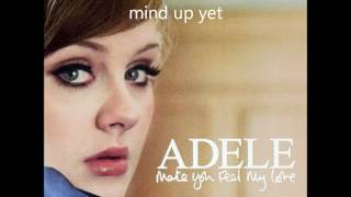 Adele - Make you feel my love Lyrics