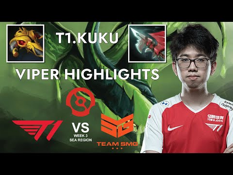 T1 vs SMG | DPC SEA WEEK 3 | VIPER - T1.KUKU PLAYER PERSPECTIVE | Highlights