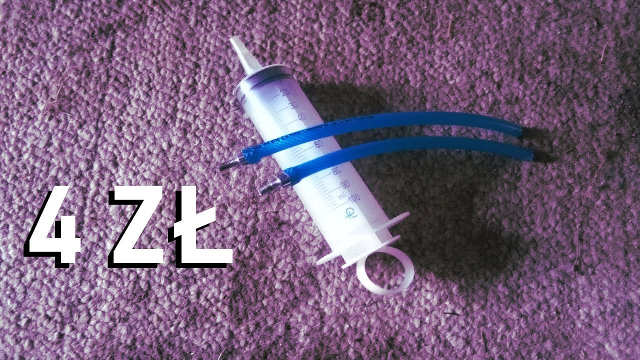 Jak zrobić zestaw do odpowietrzania hamulców hydraulicznych za 4 zł