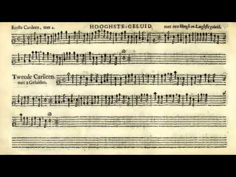 Tweede Carileen from the "Uitnemend Kabinet"  - recorder music