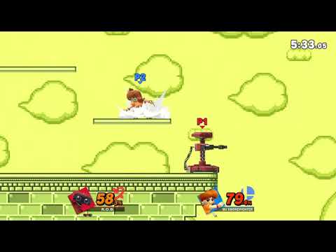 SSBU: ROB vs Mii Sword Fighter