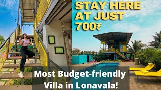 Affordable Stay for Travellers in Lonavala | Pay only 700₹ | Vlog 08