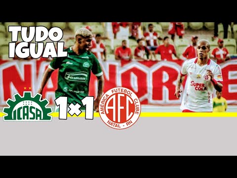 ICASA 1x1 AMÉRICA-RN BRASILEIRÃO SÉRIE D 2022 7ª RODADA