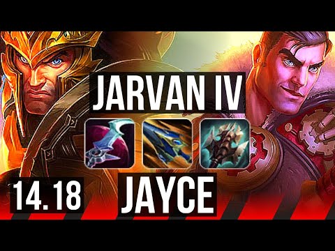 JARVAN IV vs JAYCE (TOP) | 7 solo kills, 15/4/16, 800+ games | NA Master | 14.18