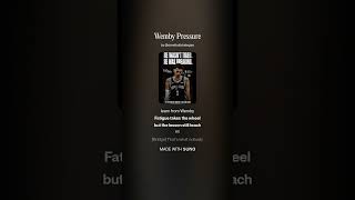 Wemby Pressure (Official Music Video) | Fatigue, the Finals, and What Wemby Is Really Going Through