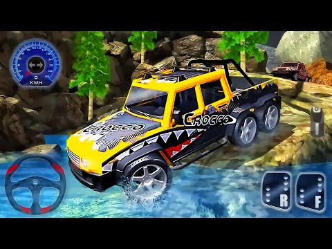 Offroad Car Simulator | 6x6 Offroad Jeep Drive 2021 - Android Gameplay #4