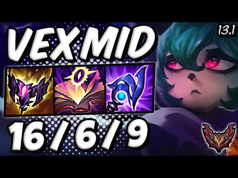 Powerfull Vex MID vs Zed | EUW Grandmaster Patch 13.1 | Season 13 ⚡