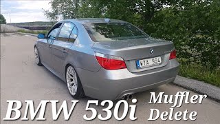 BMW 530i E60 MUFFLER DELETE SOUND