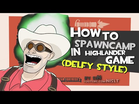 TF2: How to spawncamp on highlander game (Delfy style) Video
