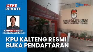 Penampakan Gapura di Depan Kantor KPU Kalteng Sambut Pendaftaran Bacagub dan Wakil Gubernur