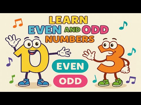 Learn Even and Odd Numbers 🔢 | Fun Math Song for Kids