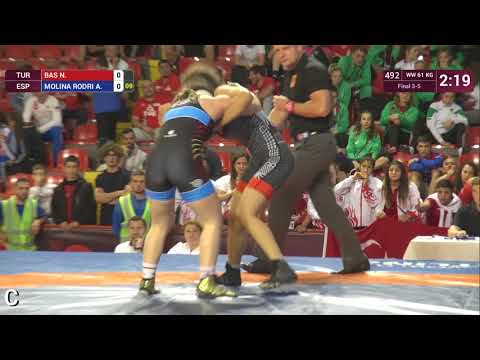 BRONZE WW - 61 kg: N. BAS (TUR) v. A. MOLINA RODRI (ESP)