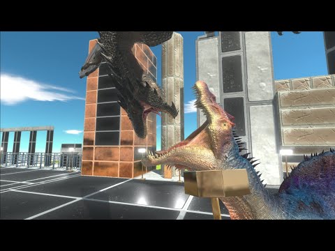 Dragon VS Every Unit In A City (Animal Revolt Gameplay)