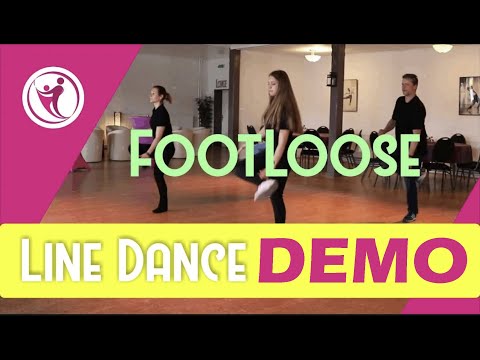 Line Dance - Footloose - Demonstration - Lernvideo Link in der Beschreibung