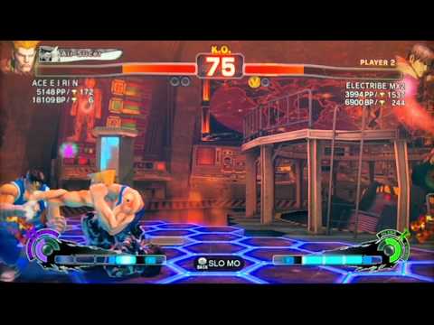 SSF4 AE:2012 ACE E I RI N (Guile) vs ELETRIBE MX2 (Guy)