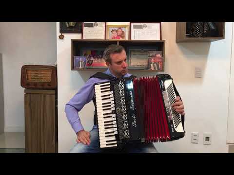 Acordeon Paolo Soprani model Super Paolo - Cass Duplo  - Registros - Jeferson Oliveira.