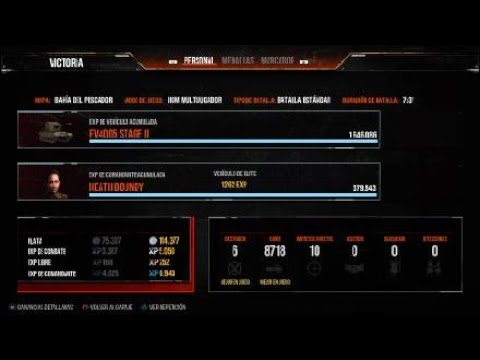 FV4005 in Bahía del pescador:8,7K Damage: Wot console - World of Tanks Console