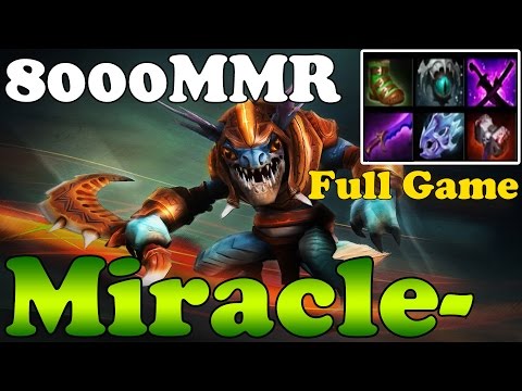 Dota 2 - Miracle- 8000MMR Plays Slark - Full Game - Ranked Match Gameplay