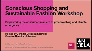 Sustainable Fashion Talk: Empowering the consumer in an era of greenwashing and climate emergency