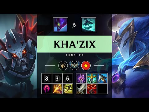 Kha'Zix Jungle vs Hecarim - VN Challenger Patch 25.18