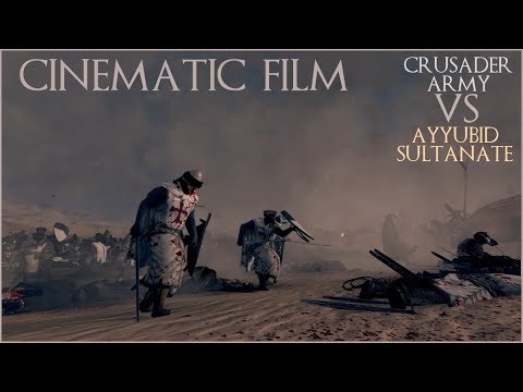 Crusader Army vs Ayyubid Sultanate Cinematic Film (Medieval Kingdoms Total War 1212AD Mod)