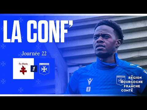 J22 - La conférence de presse de Christophe Pelissier et Naouirou Ahamada avant Metz-AJA