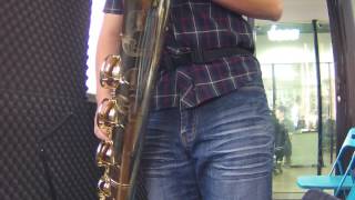 Video thumbnail for Selmer baritone saxophone 80 series II by battlestupid