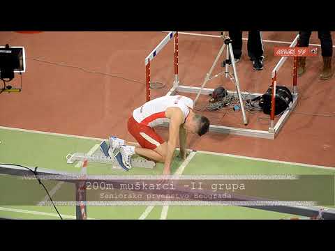 Seniorsko prvenstvo Beograda - 200m muskarci