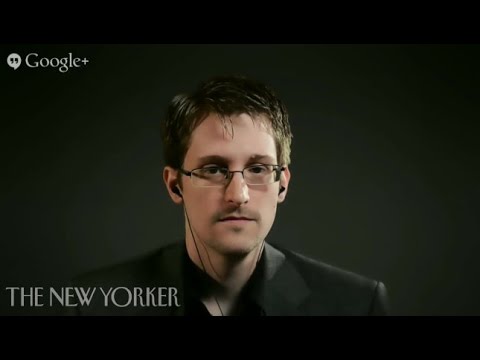 Edward Snowden: The Virtual Interview - The New Yorker Festival