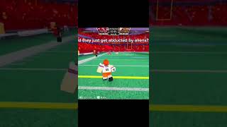 Football moment gaming #roblox #gaming #abducted #funny #fyp #alien #haha #funnyshorts