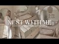 NEST WITH ME | nursery reveal, draw organising, packing babys hospital bags & newborn essentials