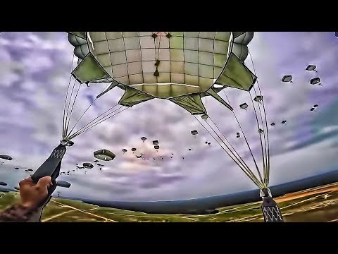 82nd Airborne Paratrooper Jump • 1st Person Point-Of-View
