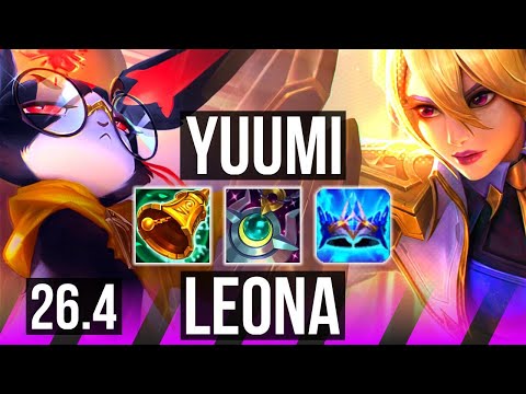 YUUMI & Tristana vs LEONA & Samira (SUP) | 6k gold comeback | KR Diamond | 26.4